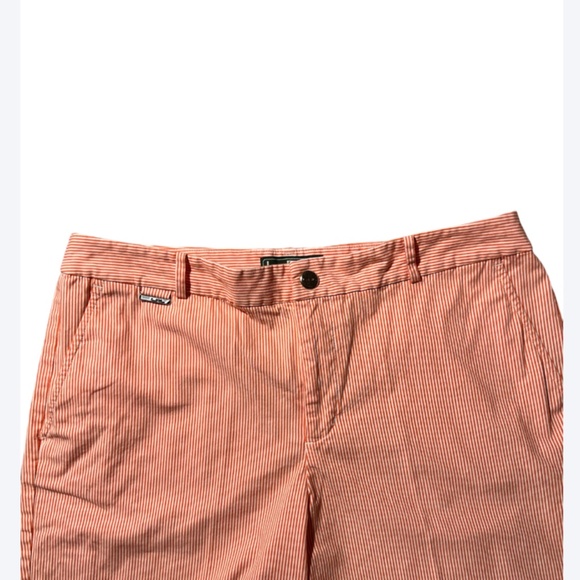 Long Shorts Ralph Lauren Active Orange Stripes - Picture 2 of 7